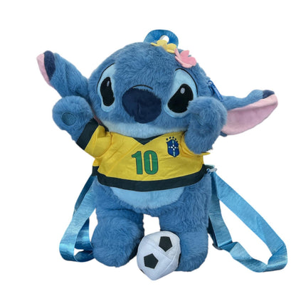 3PCS BLUE GUY FIFA PLUSH BACKPACK