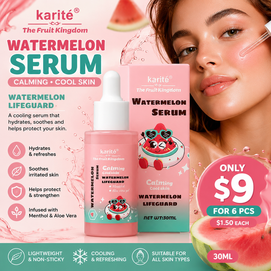 6PCS  KARITE WATERMELON SERUM CALMING  SKIN 68891-47B