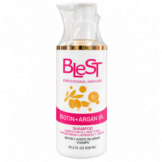 Champú Blest con biotina y aceite de argán