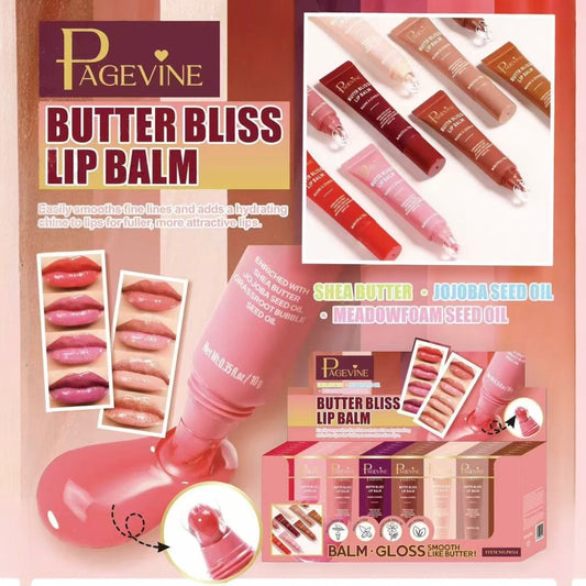 PAGEVINE BUTTER BLISS LIP BALM 48 PCS DISPLAY