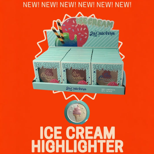 24PCS DISPLAY ICE CREAM HIGHLIGHTER LABF24316