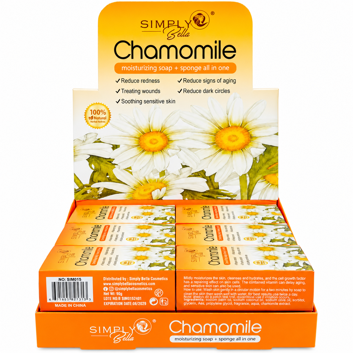 SimplyBella Chamomile Sponge Soap