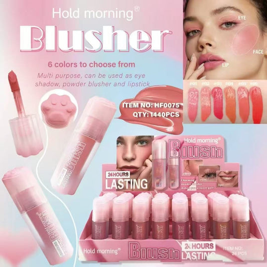 24PCS DISPLAY HOLD MORNING BLUSH 24 HOUR LASTING HF0075