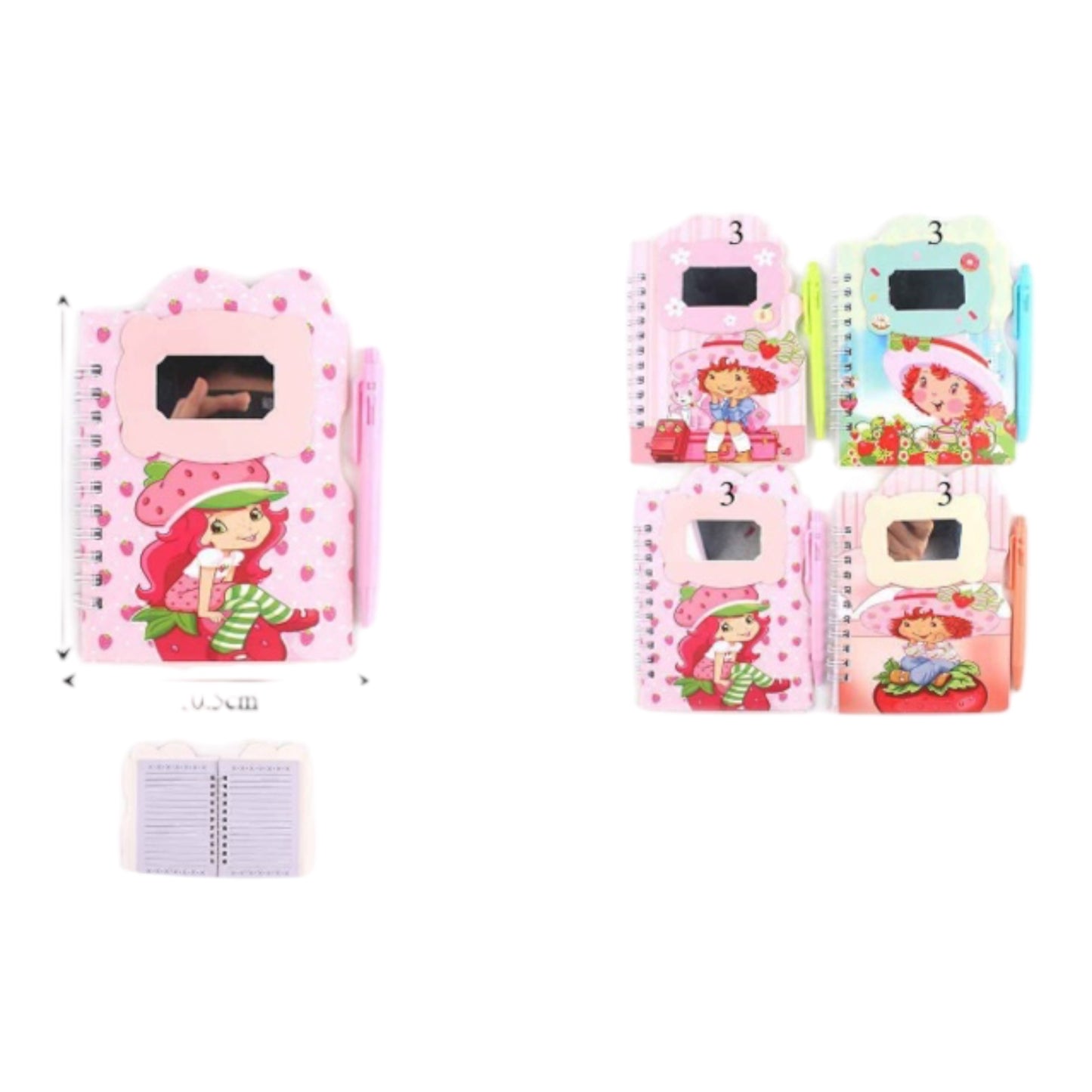 12PCS PRETTY GIRL NOTEBOOK +PEN ANV-0105