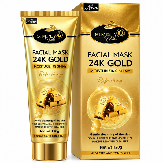 Simply Bella Facial Mask 24K Gold