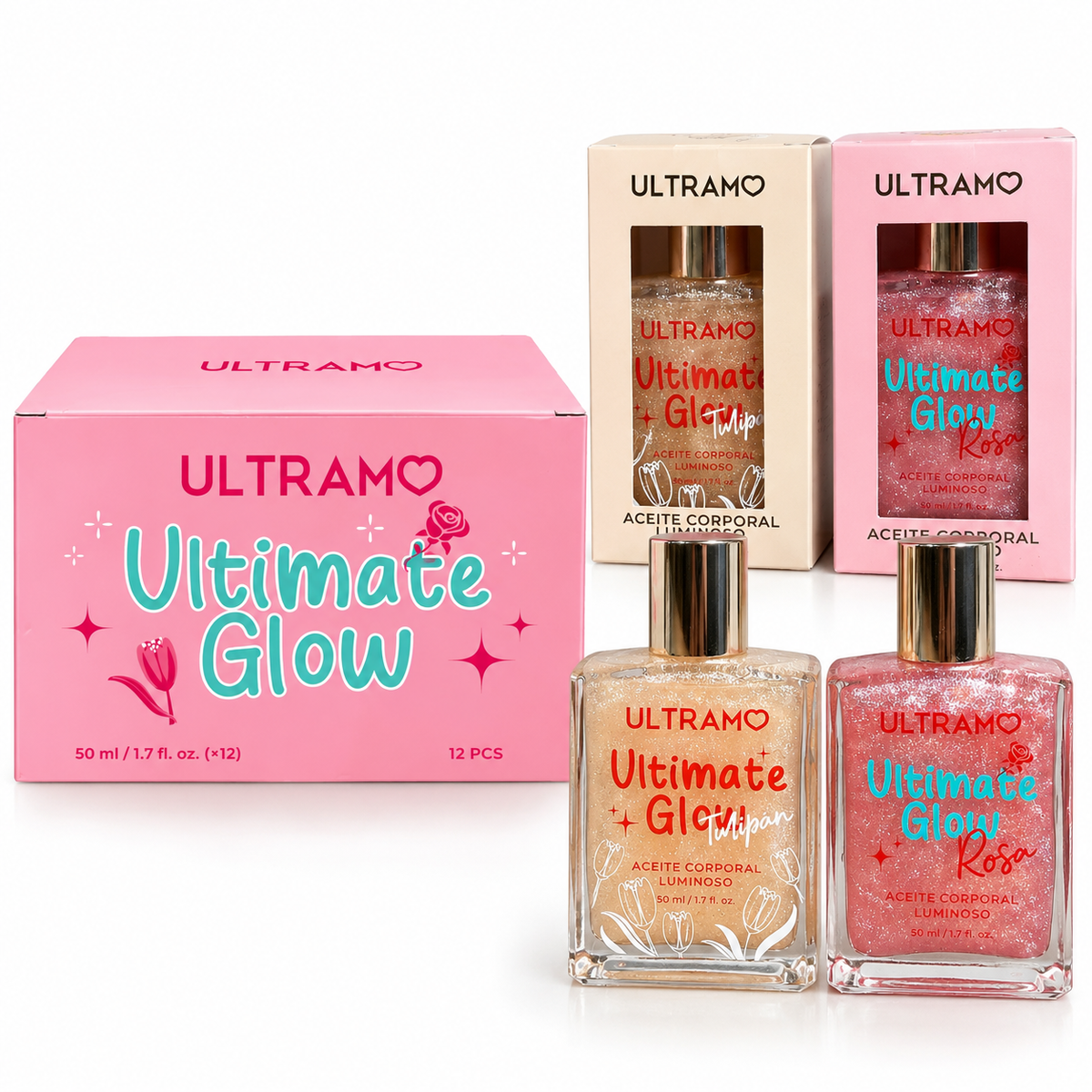 Ultramo Aceite Corporal Luminoso