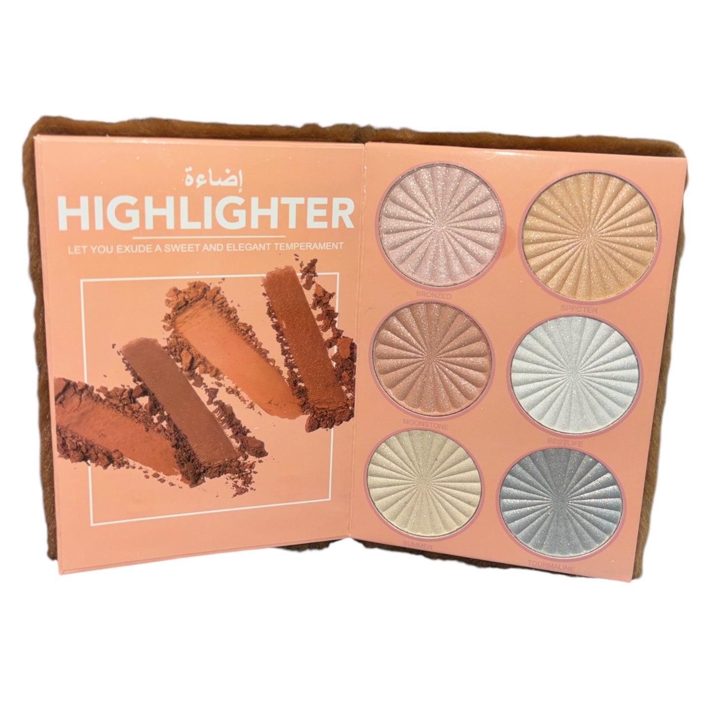 2PCS BROWN BEAR EYES AND FACE PALETTE