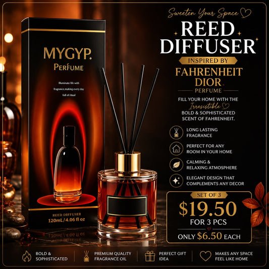3PCS SET REED DIFFUSER INSPO BY FAHRENHEIT D I O R 006