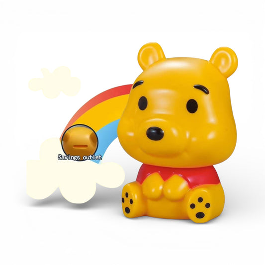 3PCS KIDS FRIENDLY YELLOW BEAR PIGGY BANK