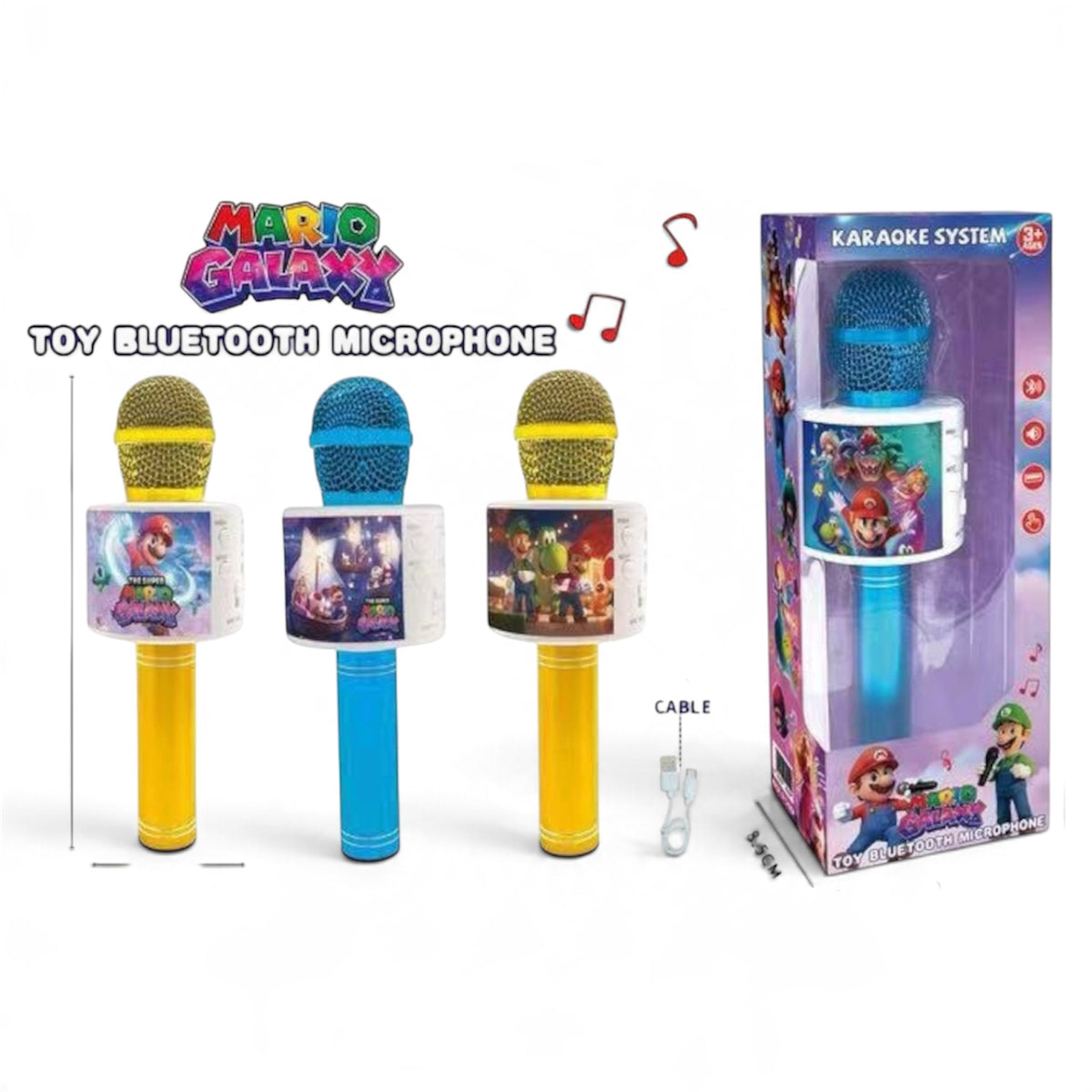 Súper Boys Karaoke Bluetooth Microphone