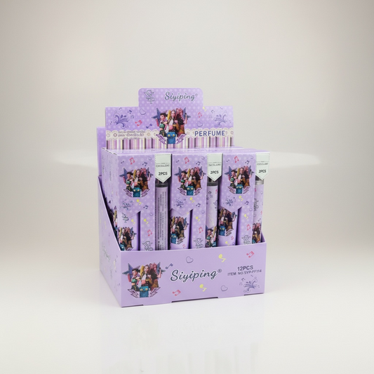 12PCS DISPLAY SIYIPING K POP  PERFUME & BODY LOTION SET SYP-PF114