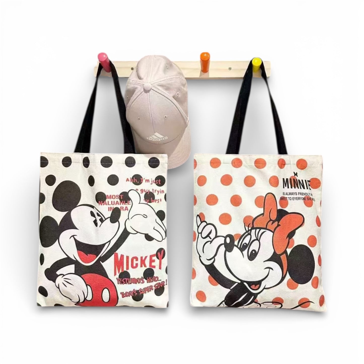 5PCS PACK MIX DISNEY CLOTH BAGS