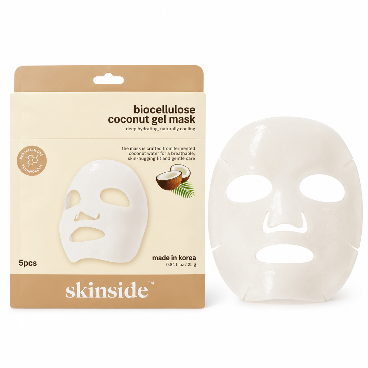 Skinside Seoul Gel Mask Biocellulose Coconut