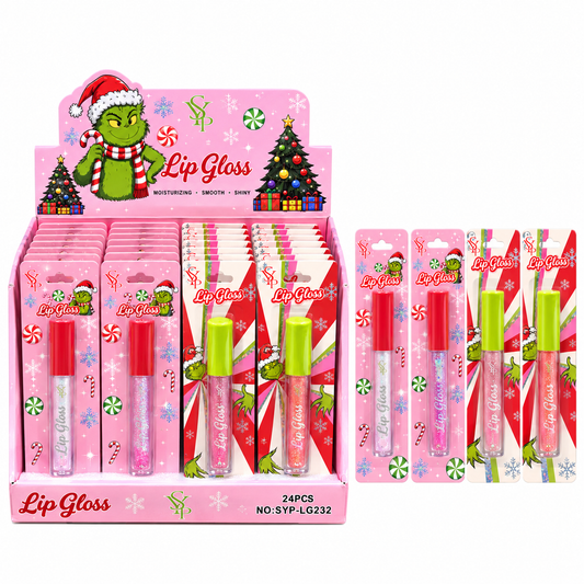 Brillo de labios mágico Siyiping de 4 colores con temática del Grinch