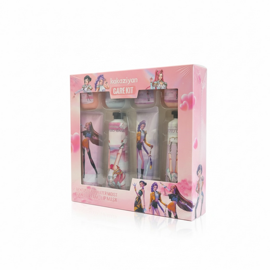 4PCS K POP HAND CREAM & LIP BALM 8PCS DUO SET K3209