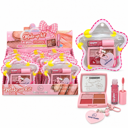 Lucky Model Makeup Kit Lipgloss & Eyeshadow