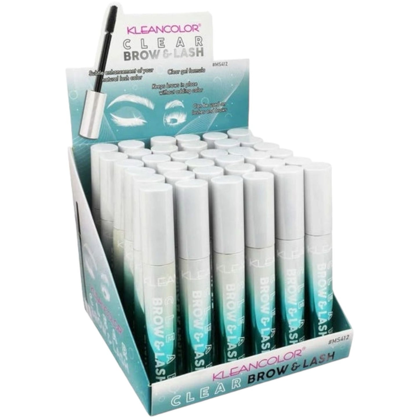 KLEANCOLOR CLEAR BROW AND LASH MASCARA MS412 R51
