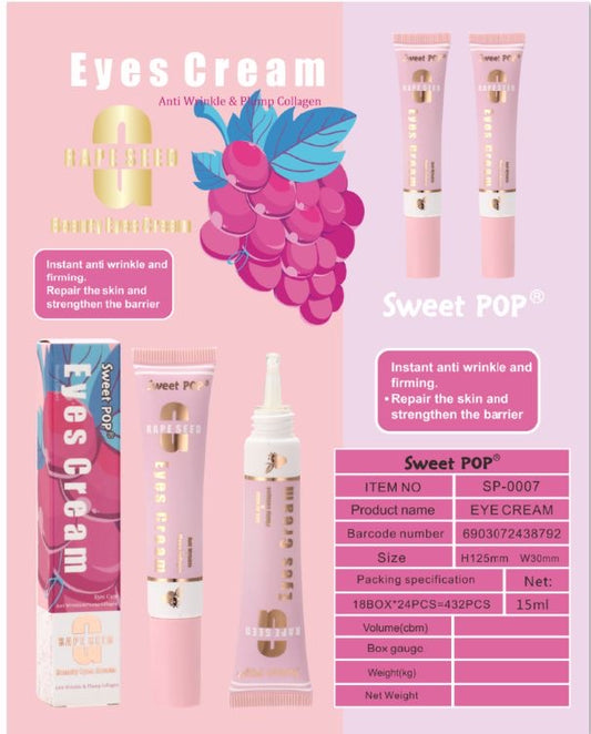 24PC DISPLAY SWEET POP ROSE EYE CREAM #8723