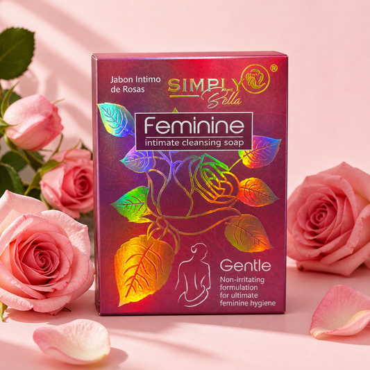 12PCS DISPLAY SIMPLY BELLA FEMININE HERB SOAP SIM039