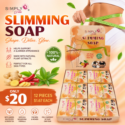 12PCS SIMPLY BELLA SLIMMING BAR SOAP SIM047