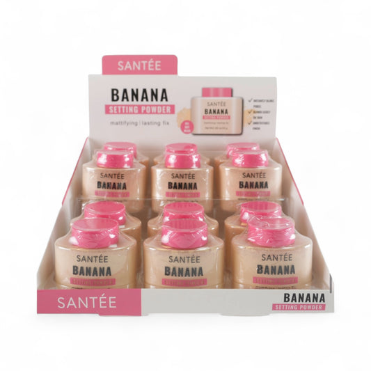 12PCS DISPLAY SANTEE BANANA SETTING POWDER STF101