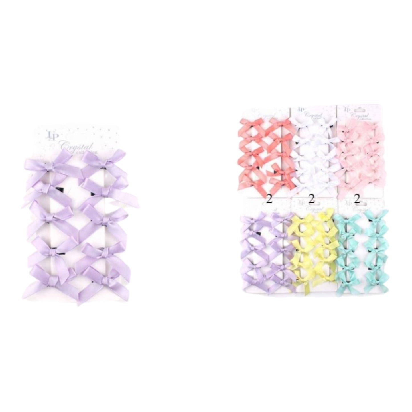 12PCS PACK COQUETTE MINI BOWS MKC-4739P