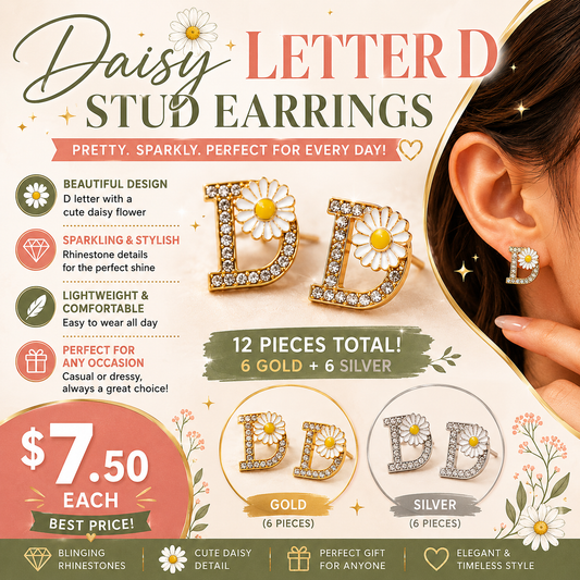 12PCS PACK BLING BLING D SUNFLOWER EARRINGS MER-7050