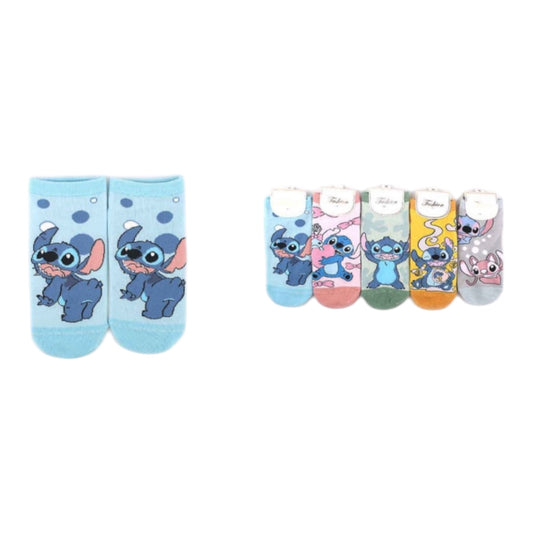 12PCS PACK PINK & BLUE  SOCKS ANV-0011