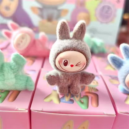 LAZY YOGA FLOCKING DOLL BLIND BOX