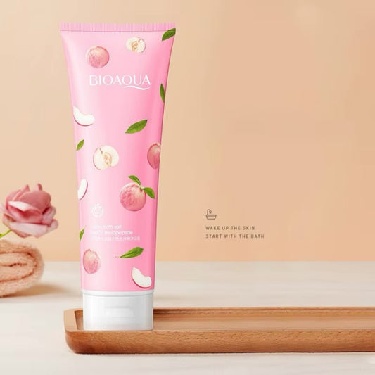 4PCS BIOAQUA PEACH HEXAPEPTIDE CLEAN BATH SALT BQY88959