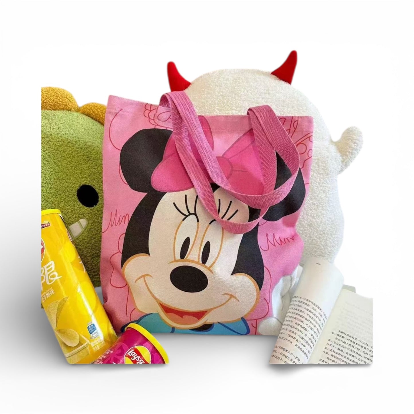 5PCS PACK MIX DISNEY CLOTH BAGS