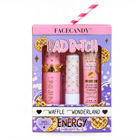 Set dúo de 3 piezas Bad B💗tch Waffle Wonderland