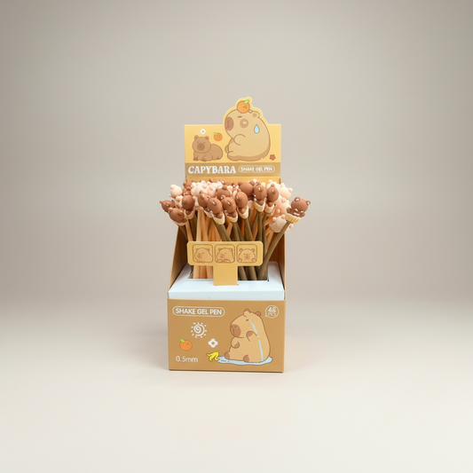 48PCS DISPLAY FUN TEDDY BEAR GEL PENS 6488