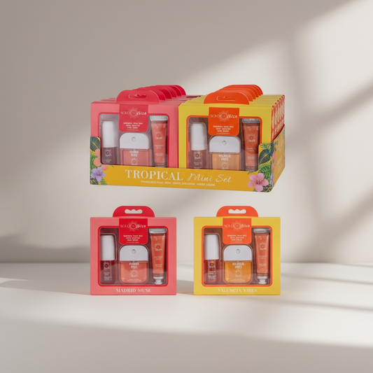 12PCS DISPLAY SOLO IN IBIZA TROPICAL MINI SET 89992