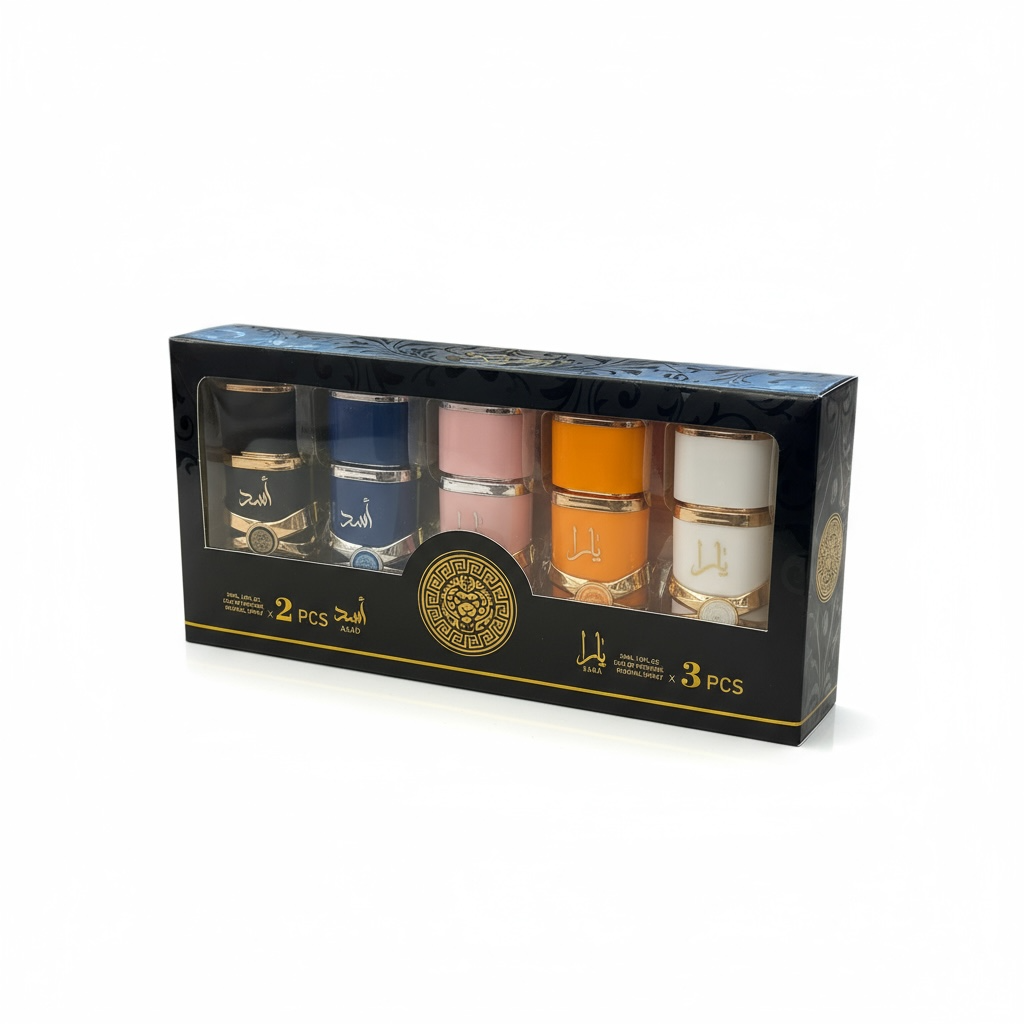 2PCS COLORED PERFUME TRIO SET 1582