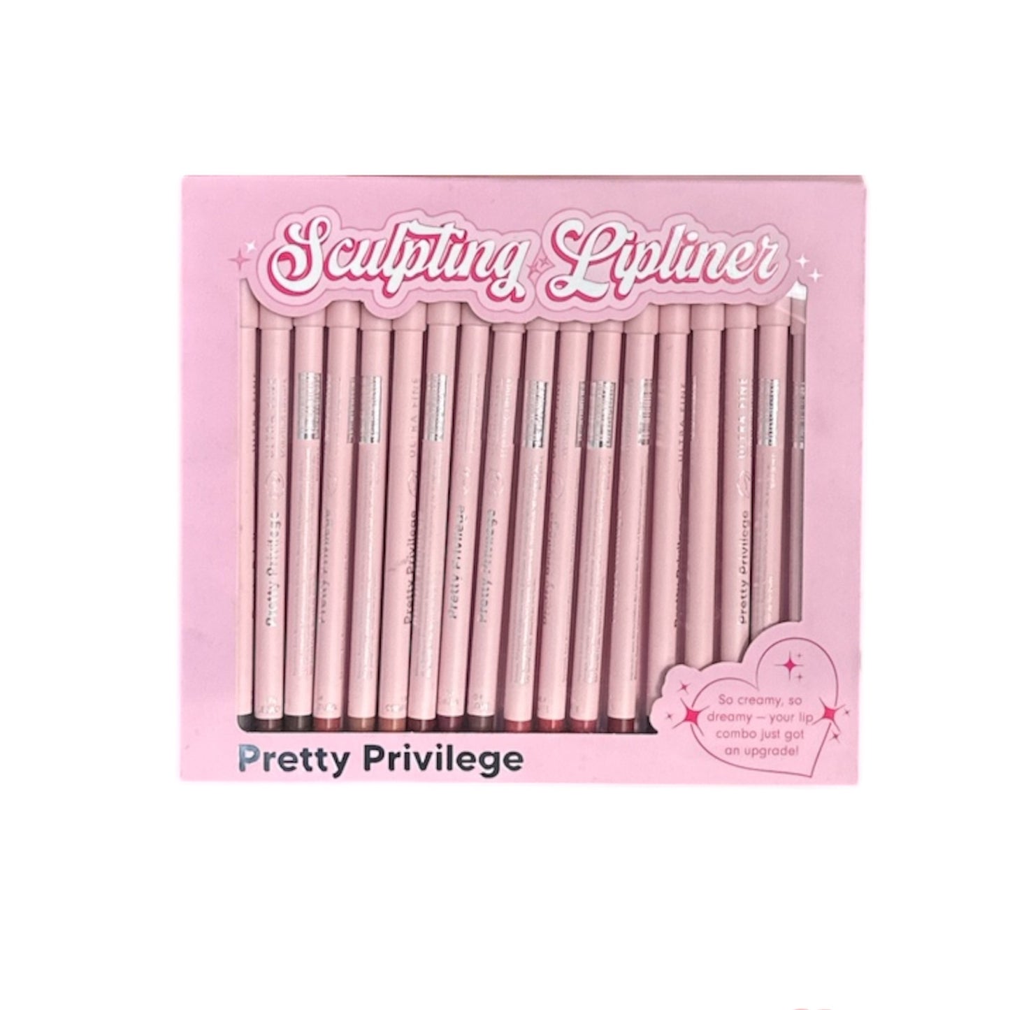 2PCS PRETTY PRIVILEGE SCULPTING  LIPLINER SET 18PCS PL183SET