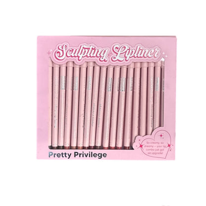 2PCS PRETTY PRIVILEGE SCULPTING  LIPLINER SET 18PCS PL183SET