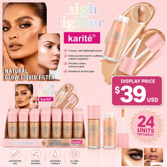 24PCS DISPLAY KARITE NATURAL HIGHLIGHTER 69009-47