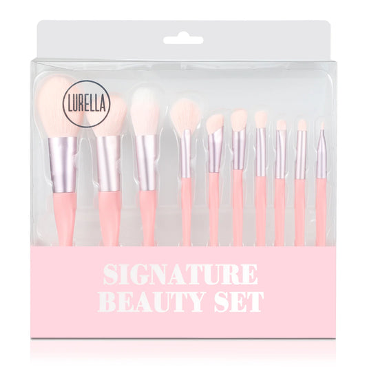 2PCS LURELLA 10PCS SIGNATURE BEAUTY SET BRUSH SET CVBS