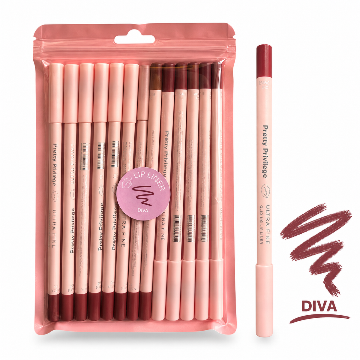 Delineador de labios esculpidor ultra fino Pretty Privilege