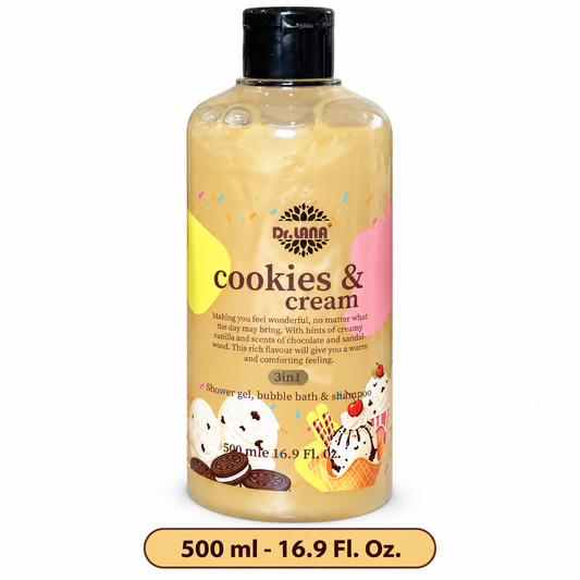 Gel de baño 3 en 1 Dr. Lana Cookies & Cream