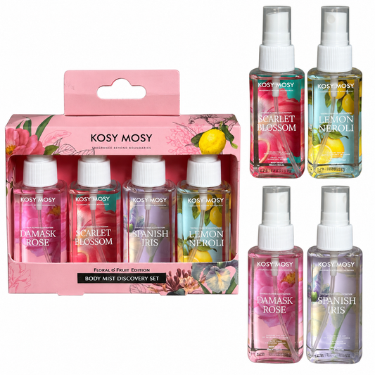 Set de 4 brumas Kosy Mosy Florals & Fruit