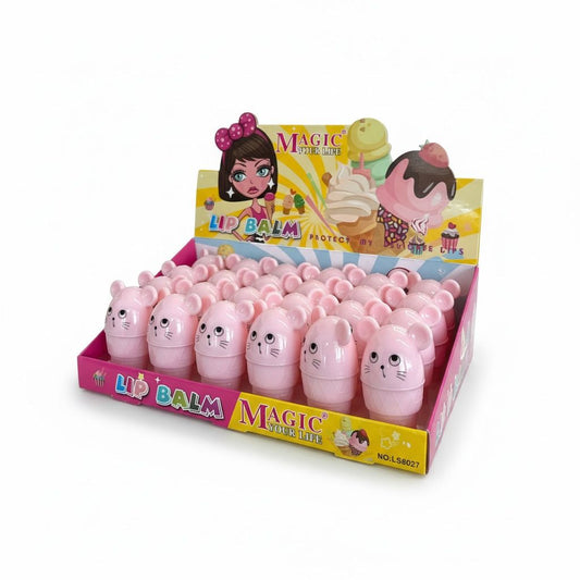 24PCS MAGIC YOUR LIFE PINK ICE CREAM CONE MOUSE 8027