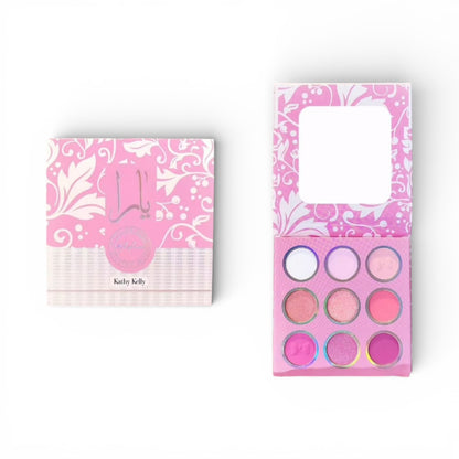 12PCS PACK PINK AND RED EYE SHADOW PALETTE