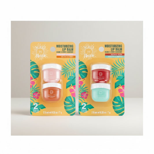 24PCS DISPLAY SOL IN IBIZA
MOISTURIZING LIP BALM 2PCS PACK 1949