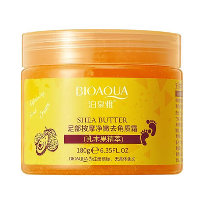 3PCS BIOAQUA FOOT MASSAGE EXFOLIATING CREAM SHEA BUTTER BQY43696
