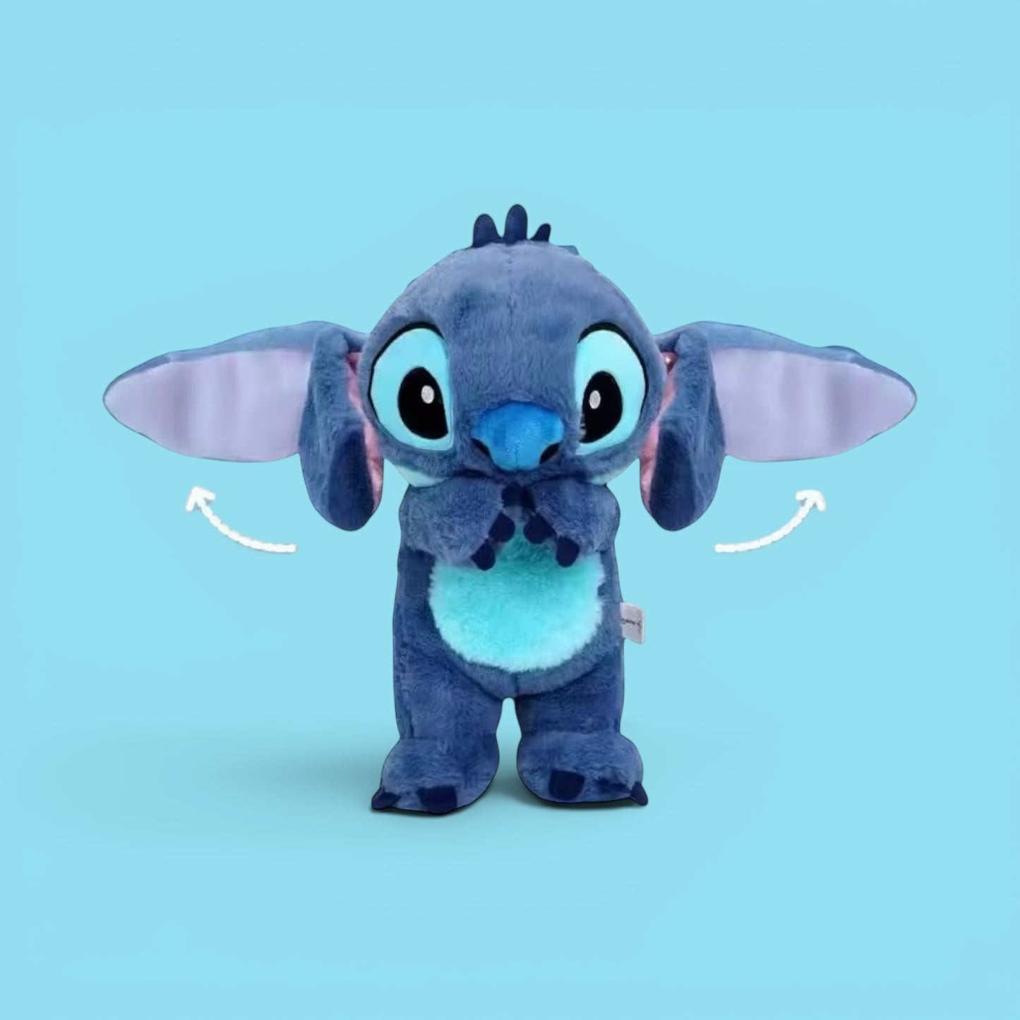 READ DESCRIPTION 2PCS BLUE GUY 32CM  PLUSH WITH MOVING EARS