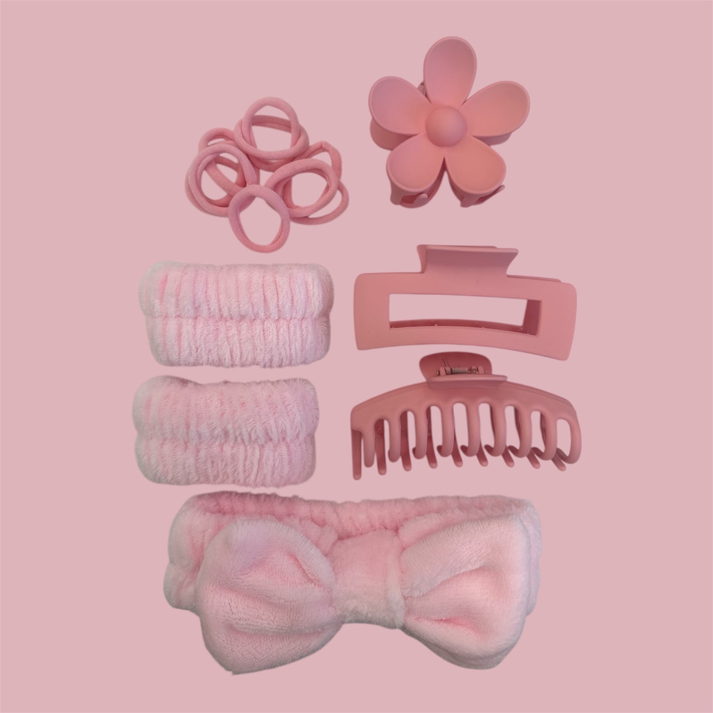 3PCS PINK BEAUTY SPA SET