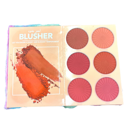 2PCS COLORFUL BEAR EYES AND FACE PALETTE