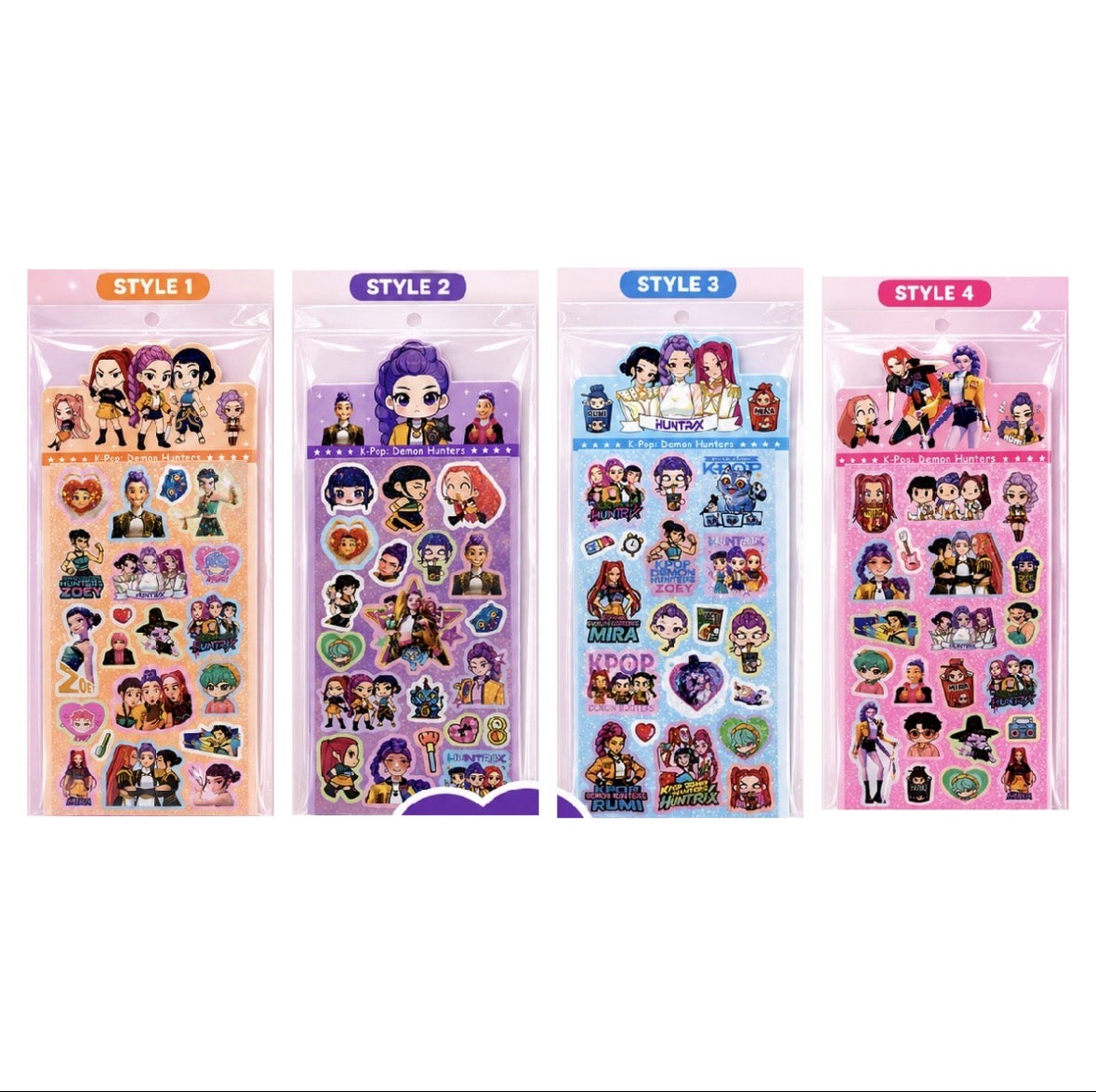 Pack K Pop Hunter Demon Stickers